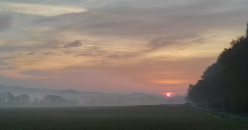 Sunrise near Gilling