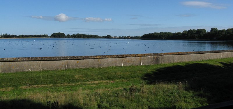 View over reservoir